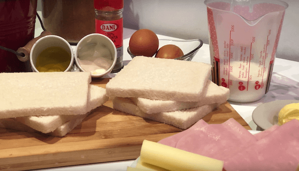 Sandwich Montecristo o Croque Monsieur